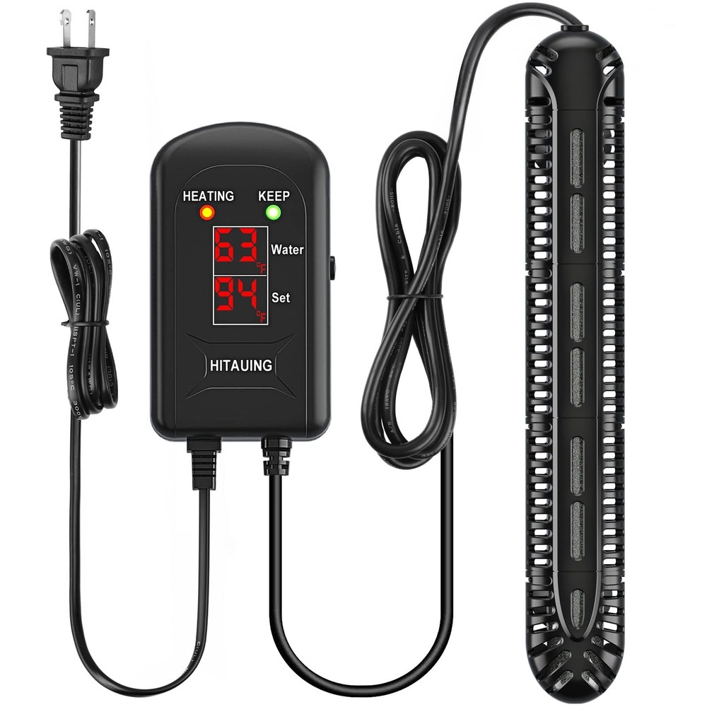 HiTauing Aquarium Heater, 300W Fish Tank Heater with LED Digital Display & 5 …