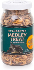 Aquatic Turtle Food, Vitamin, Enriched Medley Treats of Freeze, Dried River Shri