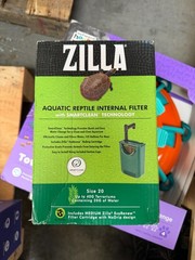 Zilla Aquatic Reptile Internal Filter Size 20 – SmartClean 145 GPH Turtles/Newts