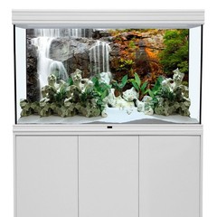 AWERT 48×18 inches Waterfall Terrarium Background Tropical Aquarium Backgroun…