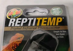 Zoo Med Labs ReptiTemp Digital Infrared Terrarium Reptile Thermometer SEALED