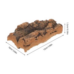 6pcs Reptile Substrate Natural Cork Bark Terrarium Background – Turtle Tank