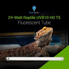 2 Pack 24W-Watt T5 HO Reptile Light Desert UVA UVB 10.0 Fluorescent… Fast Ship