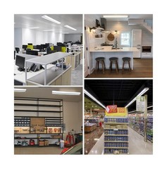 4FT 5 Inch Width LED Wraparound Light with 3 Wattages/3 Lumens/3 CCT Selectab…