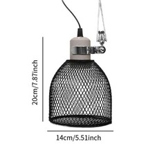 Reptile Heating Protection Lampshade (Bulb Not Included) Enclosure Cage