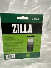 Zilla Replacement Filter Cartridges Medium, 3 Pack