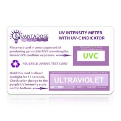 ® UVC Light Test Card with UVC Light Wavelength Indicator and Photochromic UV…