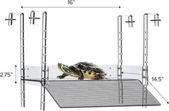 Extra Large Wide Hanging Turtle Ramp – Aquatic Reptile Basking Platform