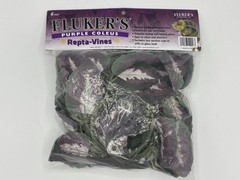 Fluker’s Repta‑Vines Purple Coleus 6 ft Artificial Hanging Terrarium Plant