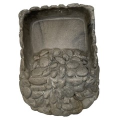 Reptile – Dragon / Lizard / Turtle Concrete Gray Water / Food Basin