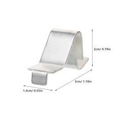 12Pcs Metal Shelf Supports Cabinet Clip Adjustable Clips Shelving Clamp Bracket