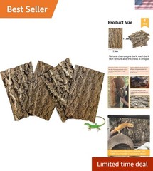 Customizable 11.8″x7.9″ Cork Bark Reptile Backgrounds – Perfect for Terrariums
