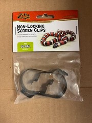 Zilla Metal Non-Locking Cage Screen Cover Clips for 30 Gallon & Larger 2pk