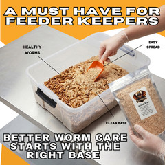 10 lb Wheat Bran for Mealworms & Superworms Food Bedding Free Shipping