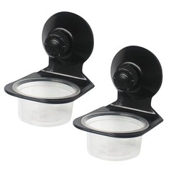 2 Pack Reptile Feeder Gecko Lizard Feeding Cup with Suction Cup Reptile Food …