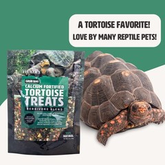 Fluker’s Grub Bag Calcium Fortified Tortoise Treats, All 4 Ounce (Pack of 1)