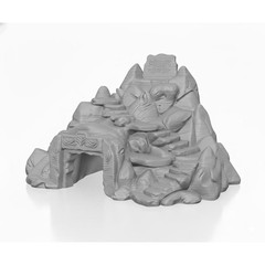 Skyrim Throat of the World Reptile Hide and Climb – 3D Printed Mountain Decor