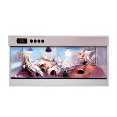 PVC Reptile Enclosure, 40″x16″x16″ Reptile Tank for Bearded Dragon Snake Gecko