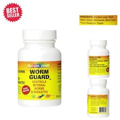 Nature Zone Reptile Worm Guard Powder – 2oz Natural Digestive Health Supplement