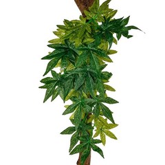 2 Pack Reptile Silk Plants with Suction Cups – Realistic Climbing Vines & Gra…