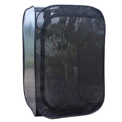 Foldable Insect Butterfly Habitat Mesh Cage Breathable Housing Enclosure Cage ]