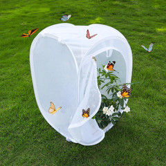Pop-Up Insect and Butterfly Habitat Cage Terrarium Clear Mesh Enclosure – 16″…