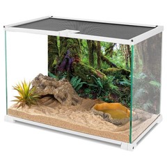 AWERT 48×18 inches Tropical Forest Terrarium Background Green Huge Tree Repti…