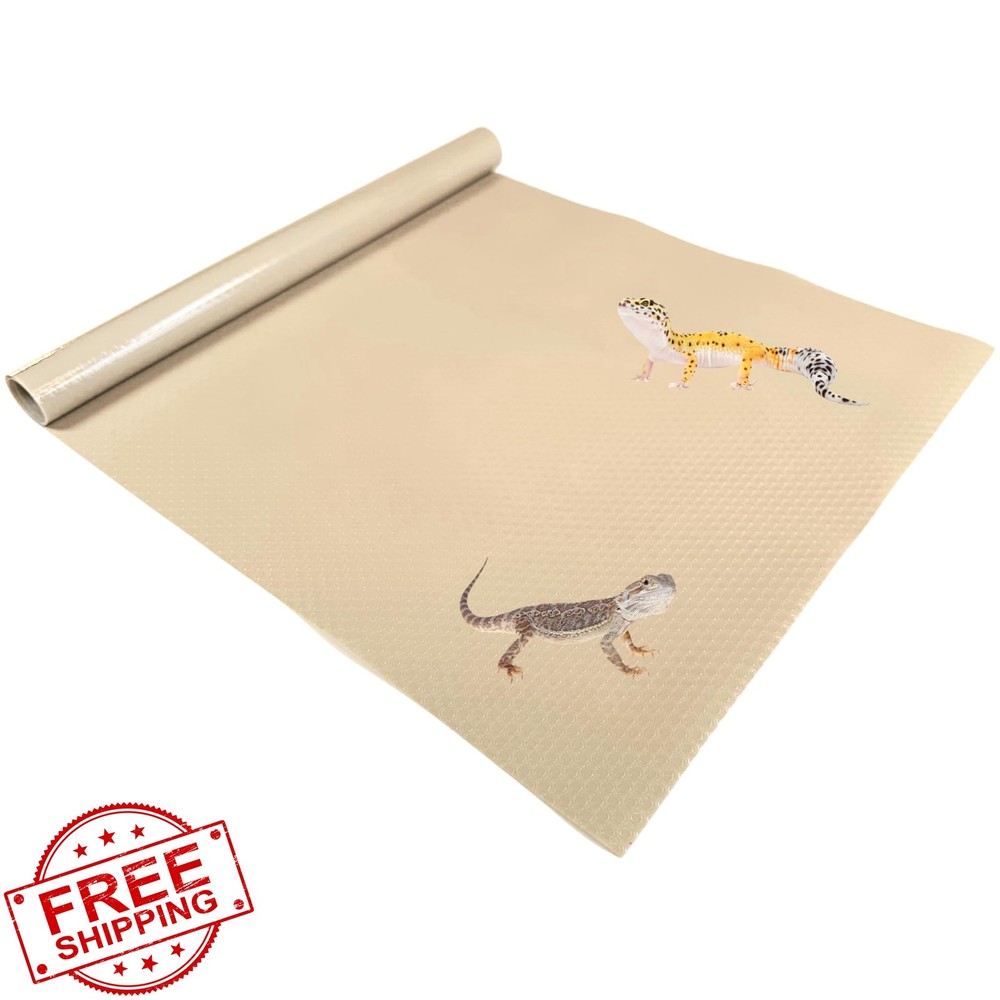 REPTILE LINERS Beige Tank Liner 17.7″x59″
