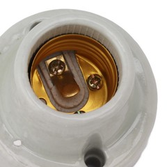 Heat Lamp Holder Professional Ceramics For Reptile Enclosures Easy To Use