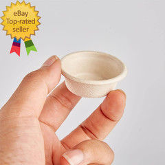 300 Pack Paper Feeding Cups Samll 0.5 Oz Gecko Food and Water Feeding Dish Ledge