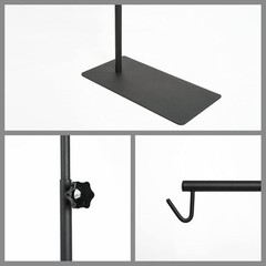 Durable Floor Lamp Stand for Reptiles – Adjustable from 15.7 to 31 Inches