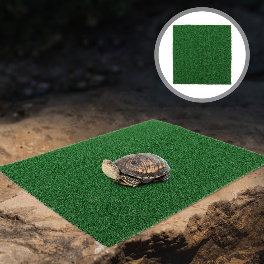 Artificial Turf for Turtle Basking Moss Carpet Reptiles Tank Platforms
