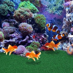 Lifelike Turtle Climbing Platform Turf Ideal for Fish Tank and Landscaping
