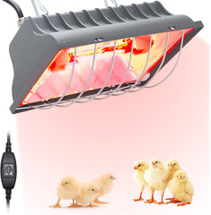 Chicken Coop Heater, 250W Adjustable Temperature Chicken Brooder Heat Lamp with