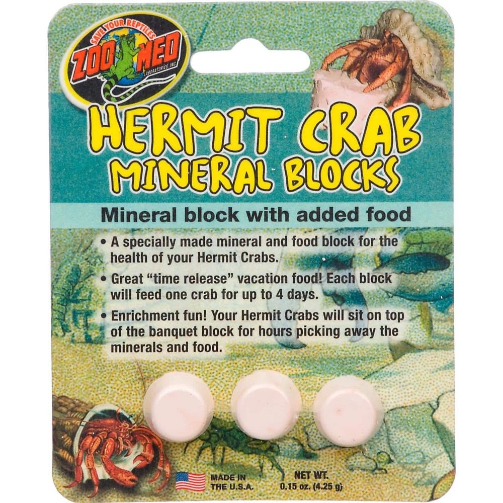 Zoo Med Hermit Crab Mineral Blocks 0.15 Ounce (Pack of 1)