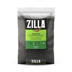 Zilla Reptile Terrarium Bedding Substrate Jungle Mix, 8.00 Pound (Pack of 1)