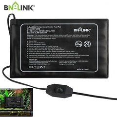 BN-LINK Reptile Heating Pad, Adjustable Temperature Under Tank Heating Mat 8*12″