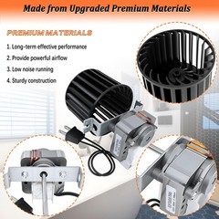 S97009796 Bathroom Fan Motor Assembly for Bulb Ceiling Heater 164-E/G/J/K/L/M…