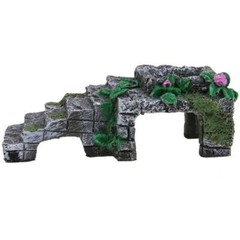 Aquarium Tank Decor Reptile Turtle Basking Terrace Resin Dodge Cave Platform S/L