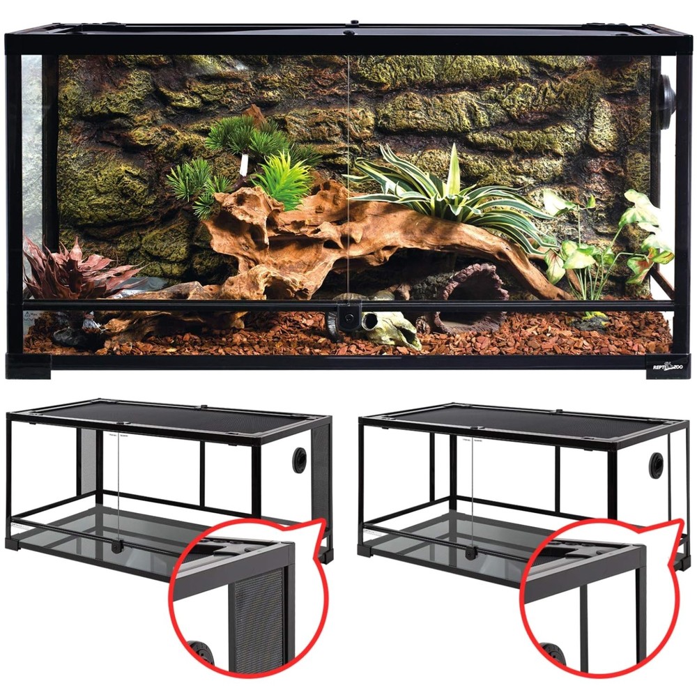 2-in-1 Switchable Meshes & Glasses Terrarium