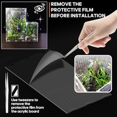 Acrylic Jumping Spider Enclosure – Insect Terrarium for Spiders, Mantises, Taran