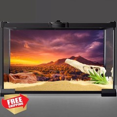 AWERT Reptile Terrarium Background 72x18in Mountain Oasis Gobi Desert