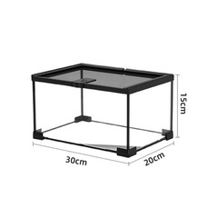 Stackable Amphibian Enclosure Anti-Escape Design Lizard Habitat Excellent