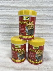 Tetra ReptoTreat Suprema 2.18 Ounces, Food Ounce (Pack of 3) Turtle Frog Food