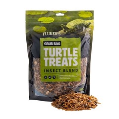 Fluker’s Grub Bag Turtle Treats, Insect Blend, High 12 Ounce (Pack of 1)