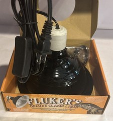 Fluker’s Repta-Deluxe Clamp Lamp with Switch for Reptiles New *Read*