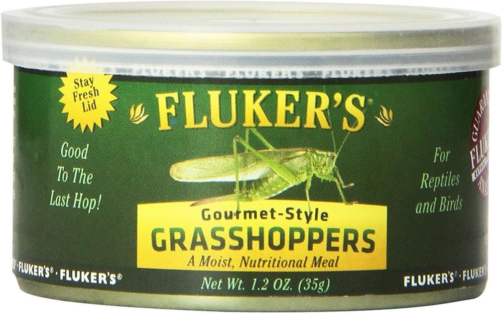 Fluker’s Gourmet Canned Food – Grass Hoppers 1.2 oz