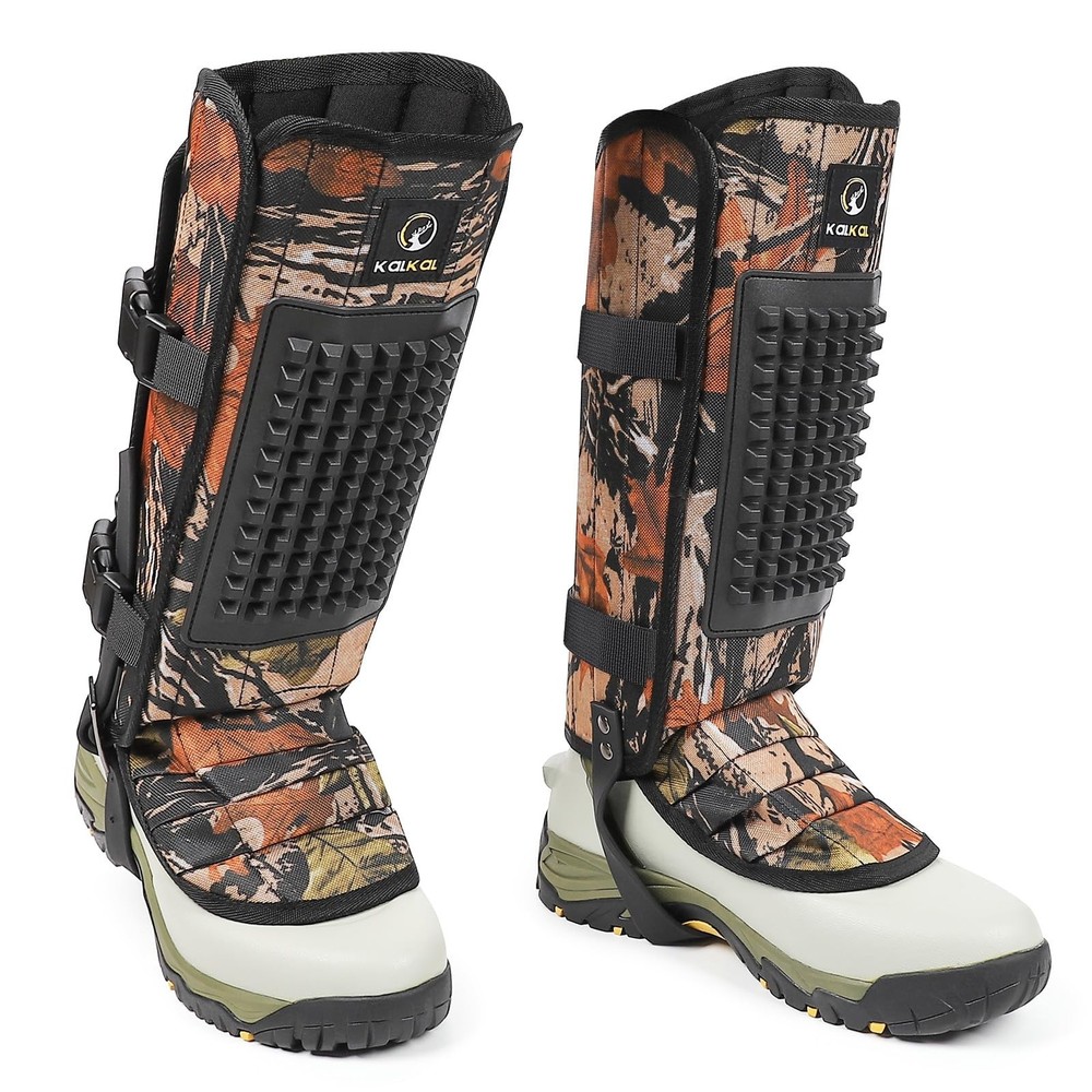 Kalkal Snake Gaiters, 1200D Waterproof Snake Chaps Snake Gaiters for Men Wome…