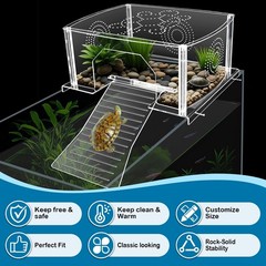 Extra Large Turtle Topper Basking Platform for Aquatic Turtles 40B/75G, Above…