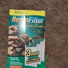 TetraFauna ReptoFilter Filter Cartridges, Size Medium, Filter Cartridge Refills